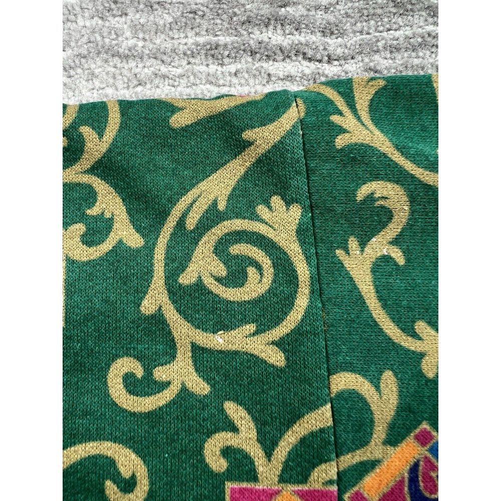Vintage Dandelion Sweater Womens Small Green Grandmacore‎ Longsleeve Casual - Picture 7 of 13